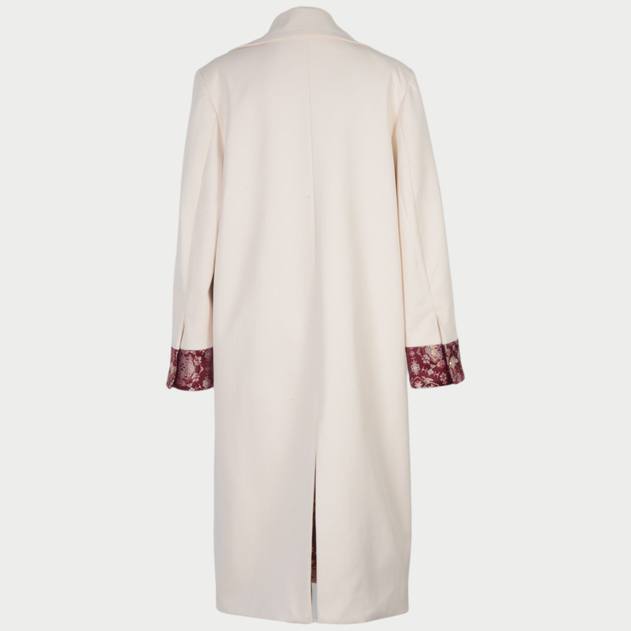 Silk road style womens jacquard coat