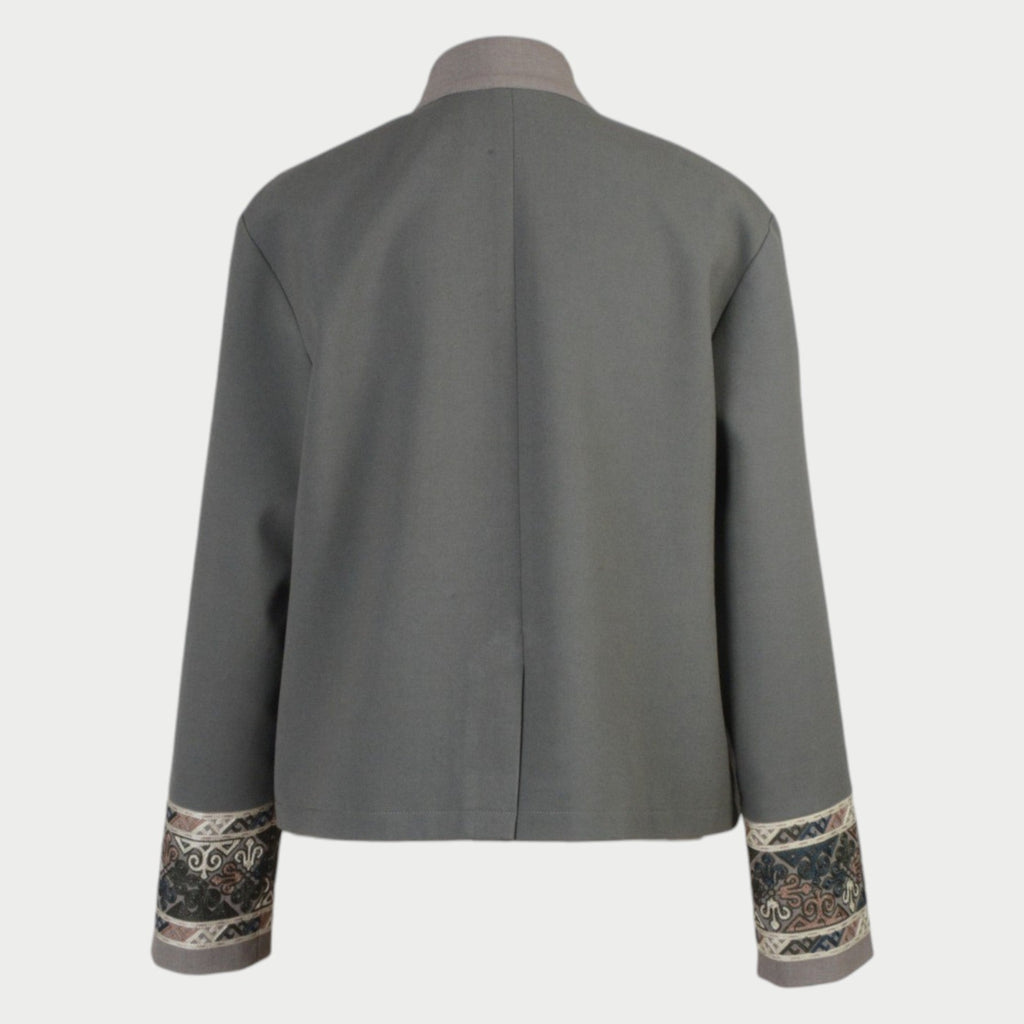 Nastaran Turkmen embroidered modern jacket 