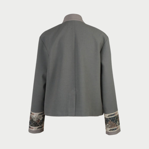 Nastaran Turkmen embroidered modern jacket 