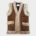 Afghan handmade oversized womens waistcoat