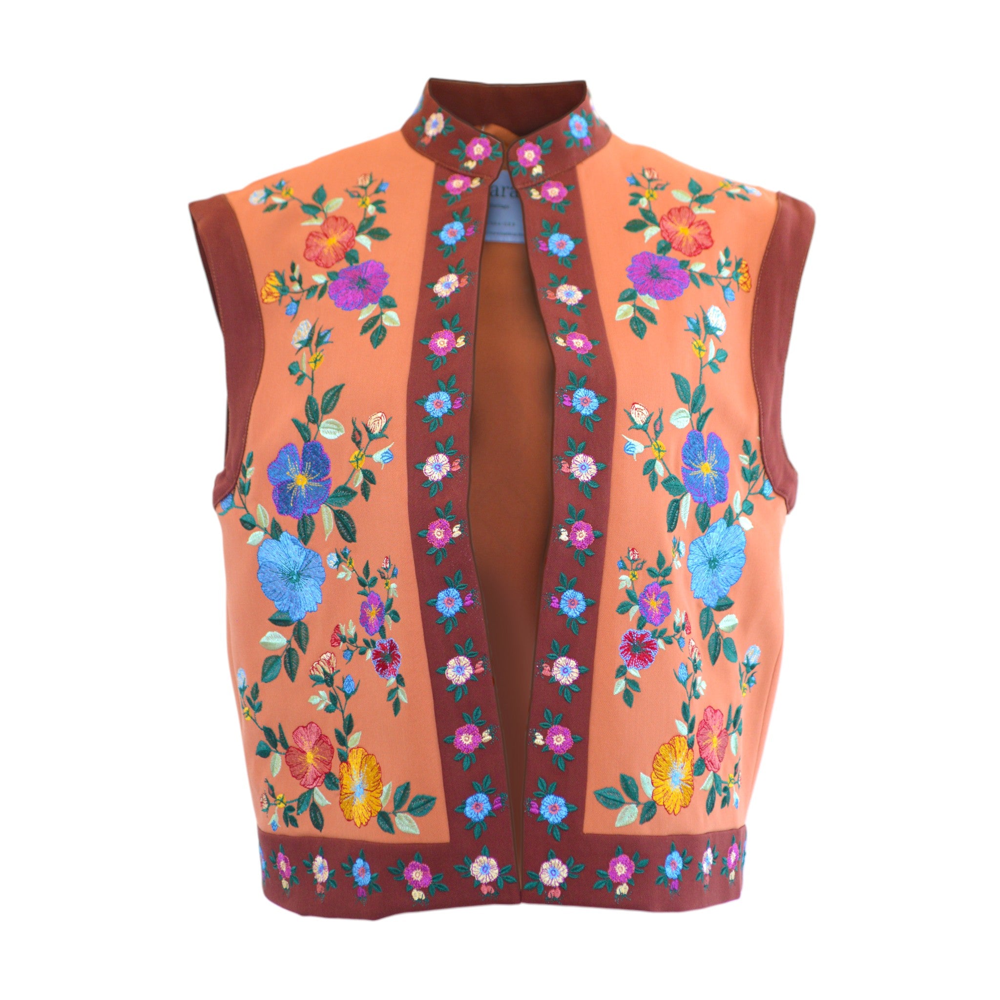 Nasrin Floral Embroidered Waistcoat
