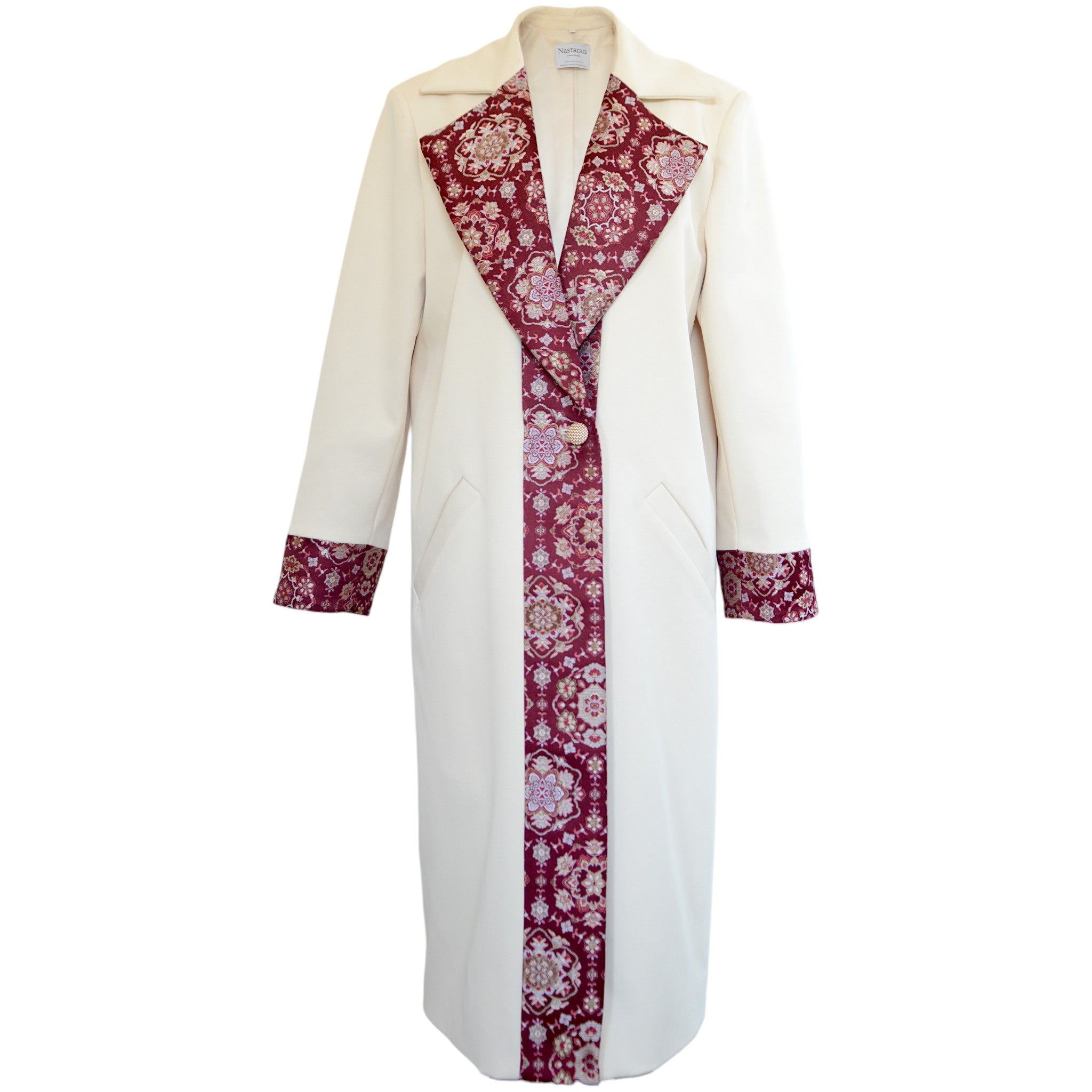 Nora Silk Road Jacquard Statement Coat